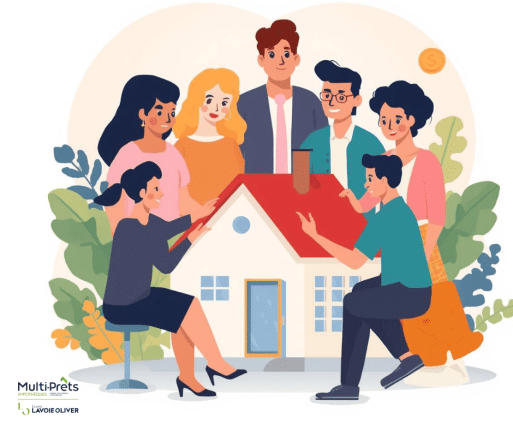 Personnes discutant d’un projet pour investir en immobilier à plusieurs